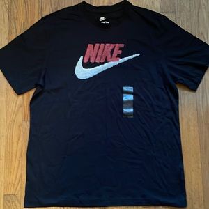 MENS LARGE BLACK NIKE TSHIRT